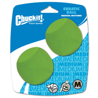 Chuckit Erratic Ball M 6 cm 2 Pack