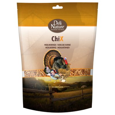 Deli Nature ChiX Meelwormen Foto van Deli Nature ChiX Meelwormen