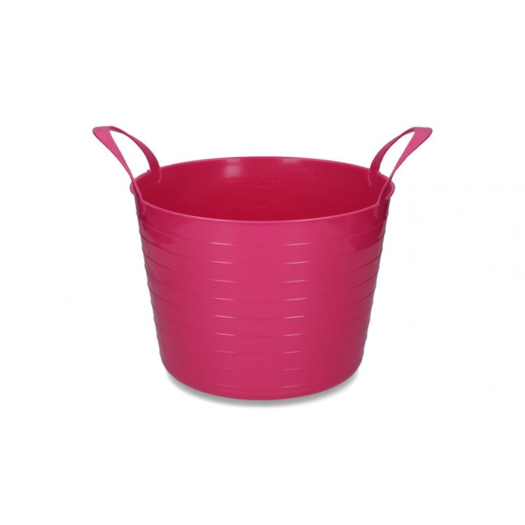 Foto van Emmer V-Trug Flexi Roze 14 l