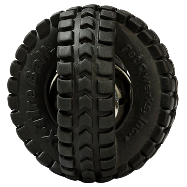 Foto van Pet Qwerks Jingle X-Tire Ball Medium ø 12 cm