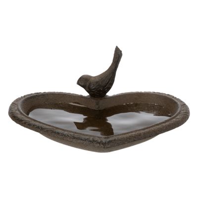 Foto van Trixie Vogeldrinkschaal/-bad hart vrijstaand gietijzer