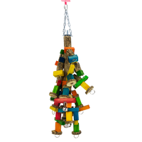 Birrdeeez Jumbo Macaw sekelbos en Chain