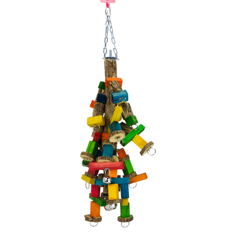 Foto van Birrdeeez Jumbo Macaw sekelbos en Chain