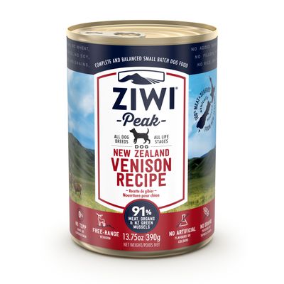 Foto van ZIWI Peak Dog Cans Venison 390 gr.