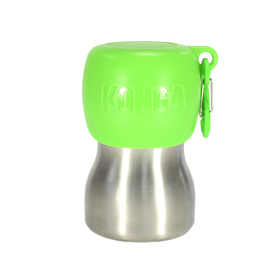 Foto van KONG H2O 255 ml rvs waterfles groen