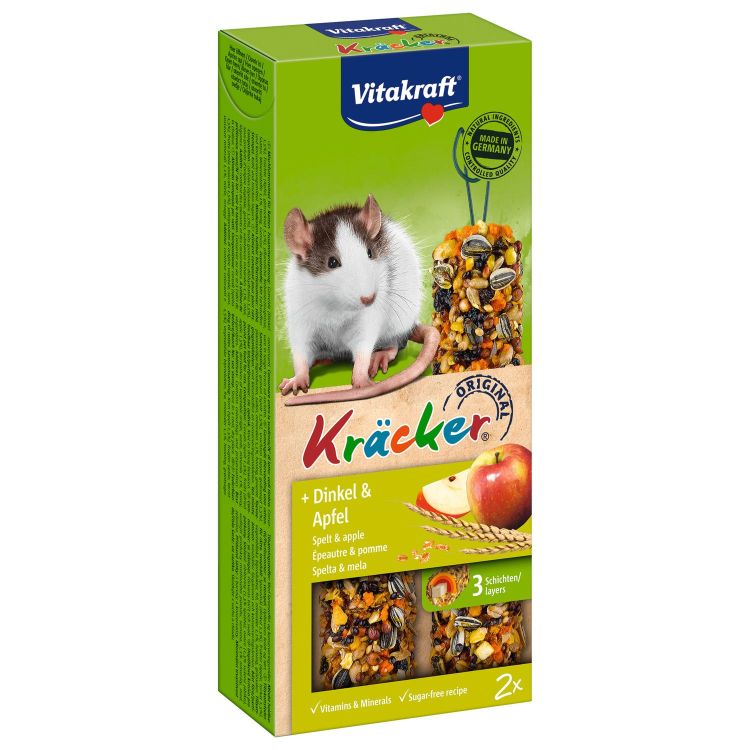 Foto van Vitakraft Ratten kracker corn/fruit
