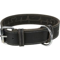 Trixie Rustic vetleer-halsband Heartbeat