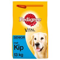 Pedigree Senior 8 + complete kip&rijst