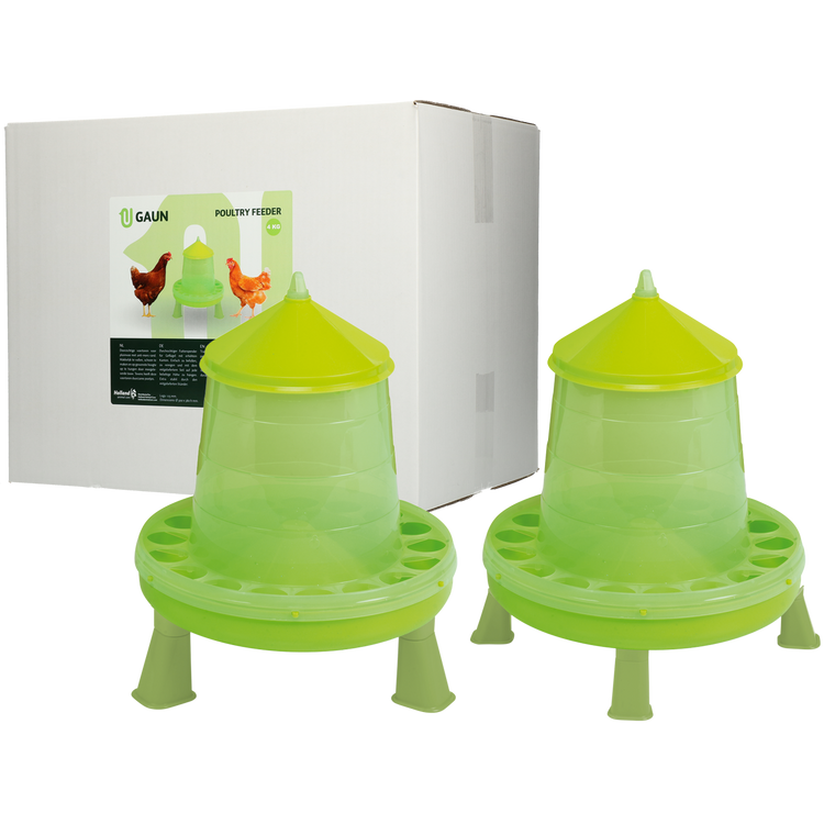 Foto van Pluimvee voertoren 4 kg op pootjes