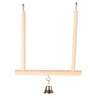 Trixie Trapezeschommel met klokje hout - 4 stuks