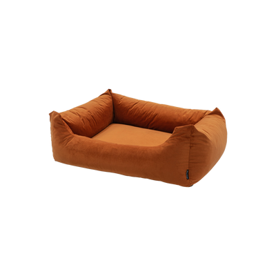 Foto van Madison Velours Dog Bed Oranje S