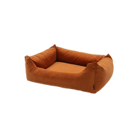 Madison Velours Dog Bed Oranje S