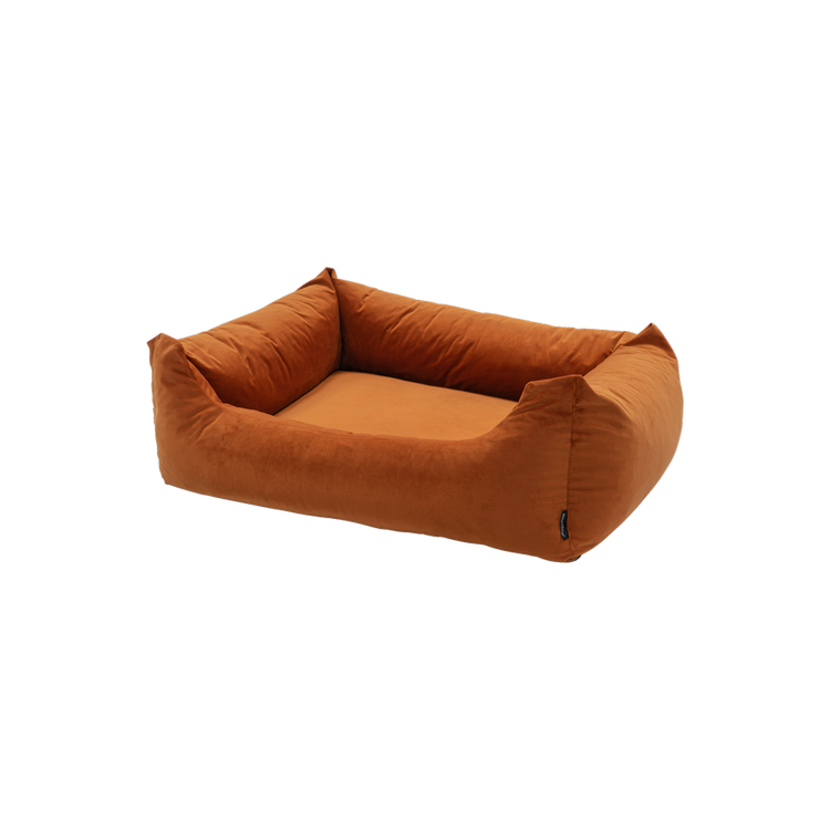 Foto van Madison Velours Dog Bed Oranje S