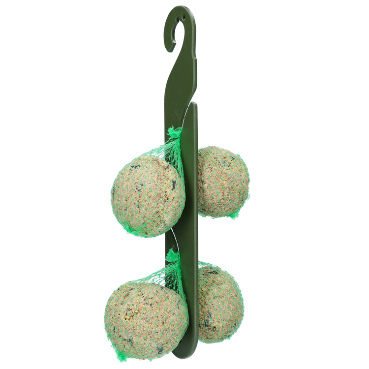 Foto van Voerstation met 4 mezenbolletjes