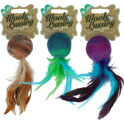 Foto van Wooly Luxury Feather Dream Ball Green