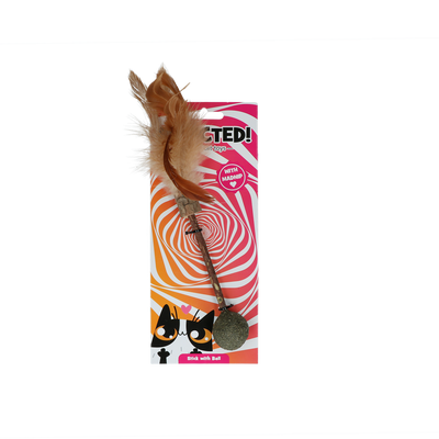 Foto van Addicted Stick with ball and feathers