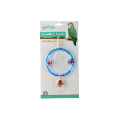 Foto van Bird squatting circle