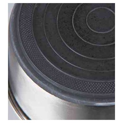 Foto van Trixie Voer/waterbak RVS/rubberbodem - 4 stuks