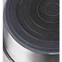 Trixie Voer/waterbak RVS/rubberbodem - 4 stuks