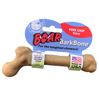 Foto van Pet Qwerks Boar BarkBone Porkchop - MD