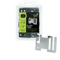 ZoneGuard Lint afrastering begin eindplaatje rvs