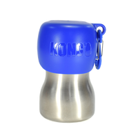 KONG H2O 255 ml rvs waterfles blauw