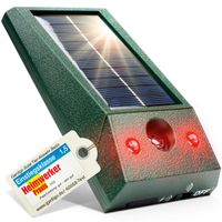Solar Dierenafweer Basic - Ultrasoon & LED-licht - Gardigo