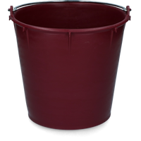 Emmer 7 ltr met beugel bordeaux