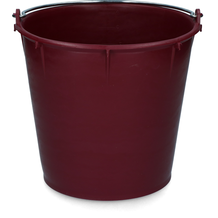 Foto van Emmer 7 ltr met beugel bordeaux