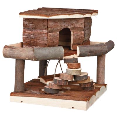 Foto van Trixie Huis Ida hamsters schorshout