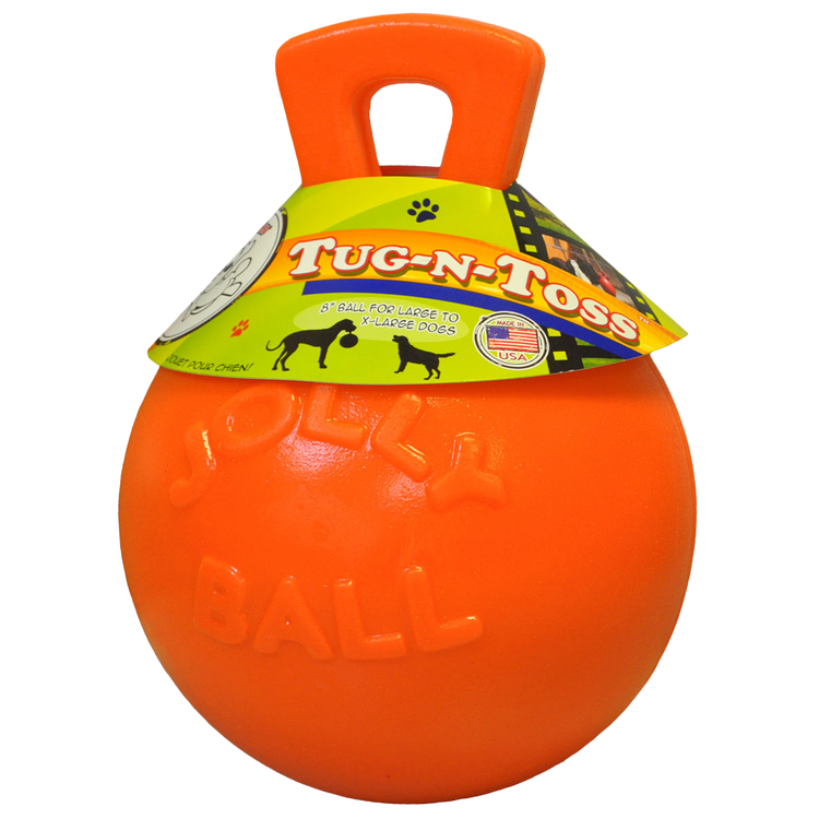 Foto van Jolly Tug-n-Toss 10 cm Oranje (Vannilegeur)