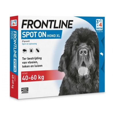 Foto van Frontline Spot on 4 xlarge hond