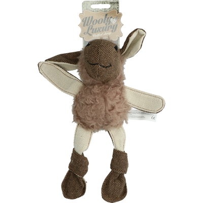 Foto van Wooly Luxury Flatfeet Schaap Bruin