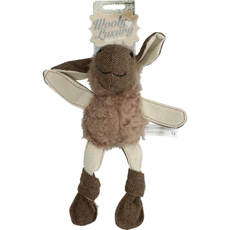 Foto van Wooly Luxury Flatfeet Schaap Bruin