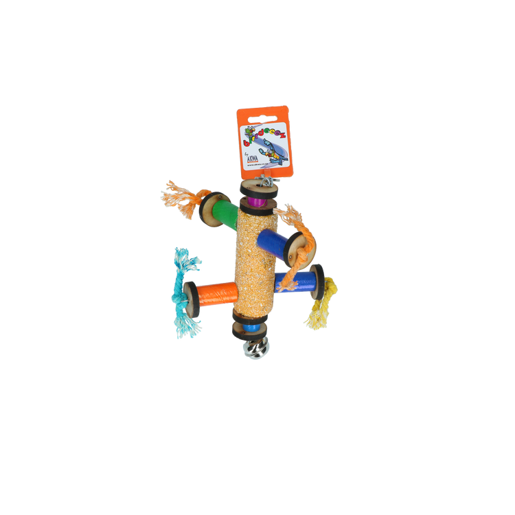 Foto van Birrdeeez Calci Grit Gym Bird Toy