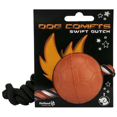 Foto van Dog Comets Ball Swift Dutch met Touw