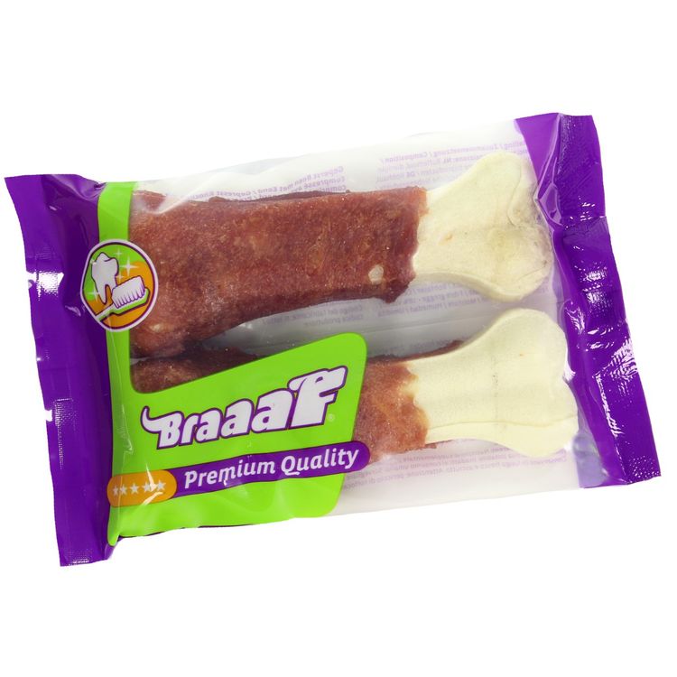 Foto van Braaaf Pressed Duck Bones 12.5 cm (2 pcs)