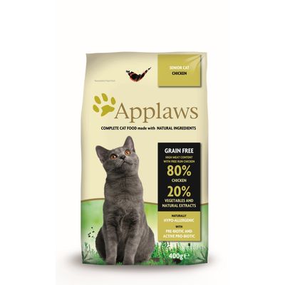 Foto van Applaws Kattenvoer Droog Senior Kattenvoer 400 gr.