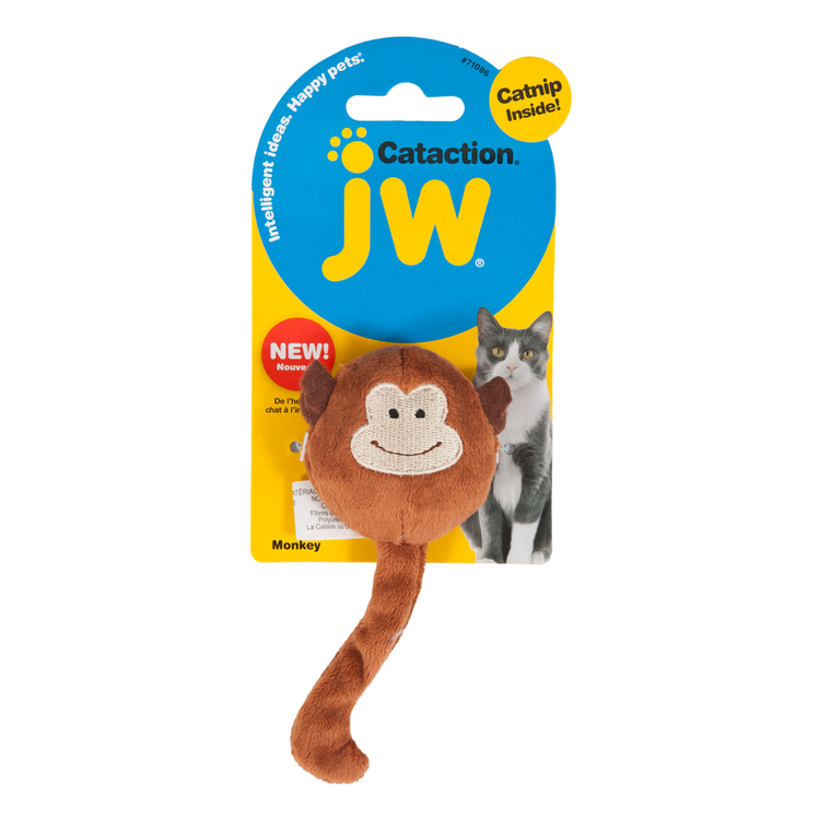 Foto van JW Plush Catnip Monkey