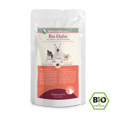 Foto van BIO ADULT Chicken with Fennel 150 gr.