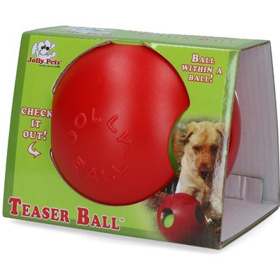 Foto van Jolly Teaser Ball 10 cm Rood