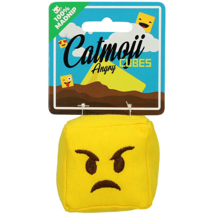 Foto van Emoji Cat Cube Angry (met MadNip)