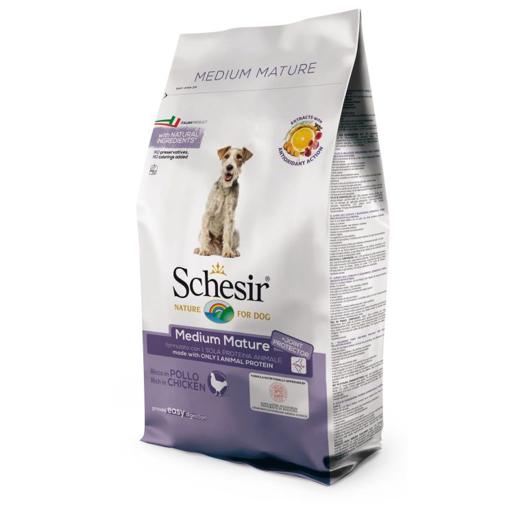 Schesir Medium mature chicken Foto van Schesir Medium mature chicken