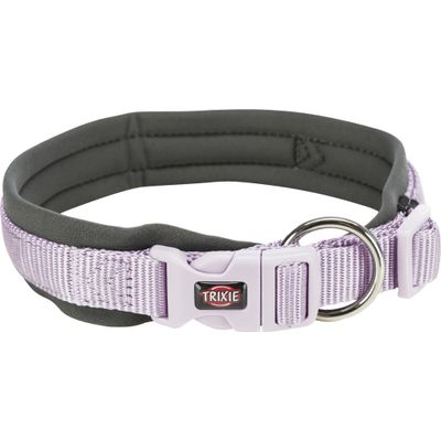 Foto van Trixie Premium halsband extra breed neopreen-stoffering