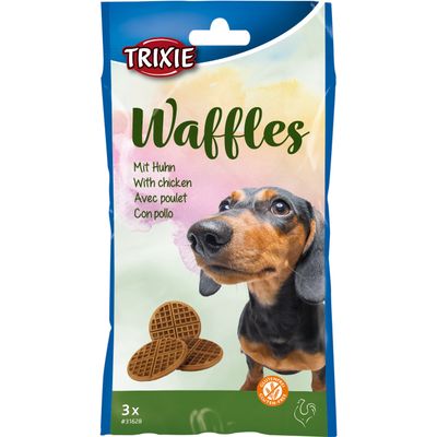 Foto van Trixie Waffles met kip - 6 stuks
