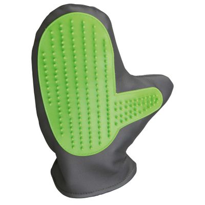 Foto van Trixie Vachtverzorgingshandschoen PU/TPR - 3 stuks