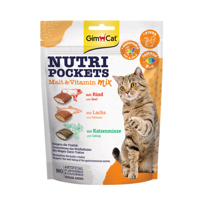 Foto van GimCat Nutri Pockets Mout-Vitamine Mix 150 g