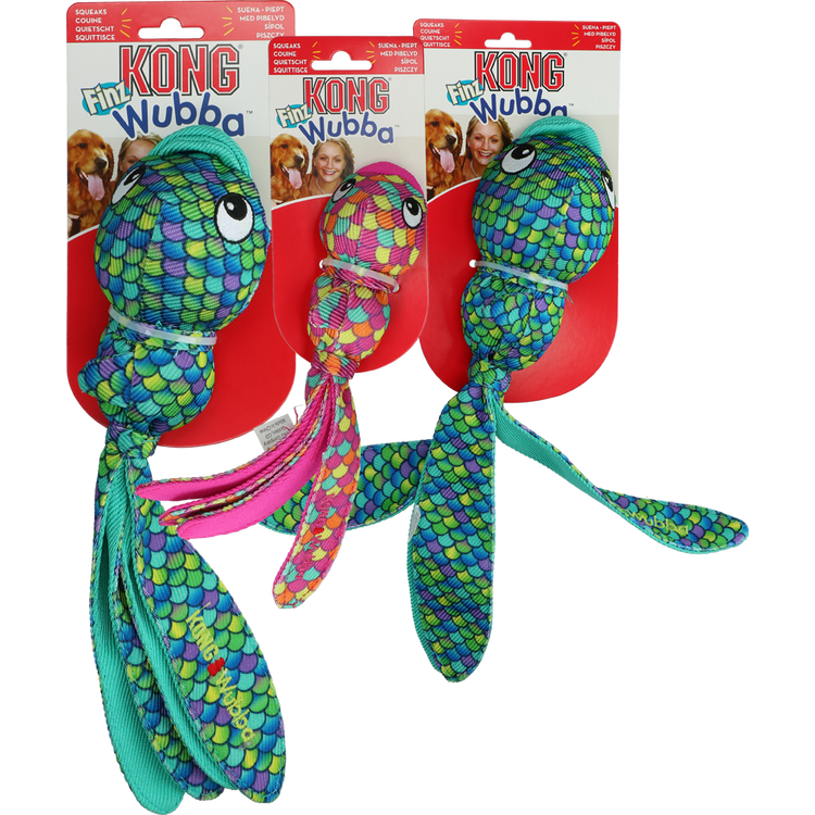 Foto van KONG Wubba Finz Blue XL