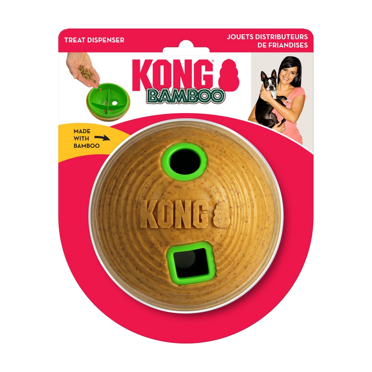 Foto van KONG Bamboo Feeder Ball Md