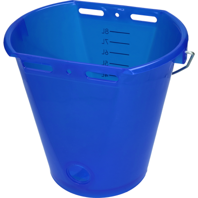 Foto van Kalveremmer blauw transparant 2-zijdig plat